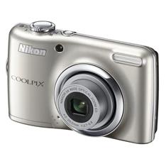 NIKON Coolpix L23 ezüst 10MP digitális fényképezőgép