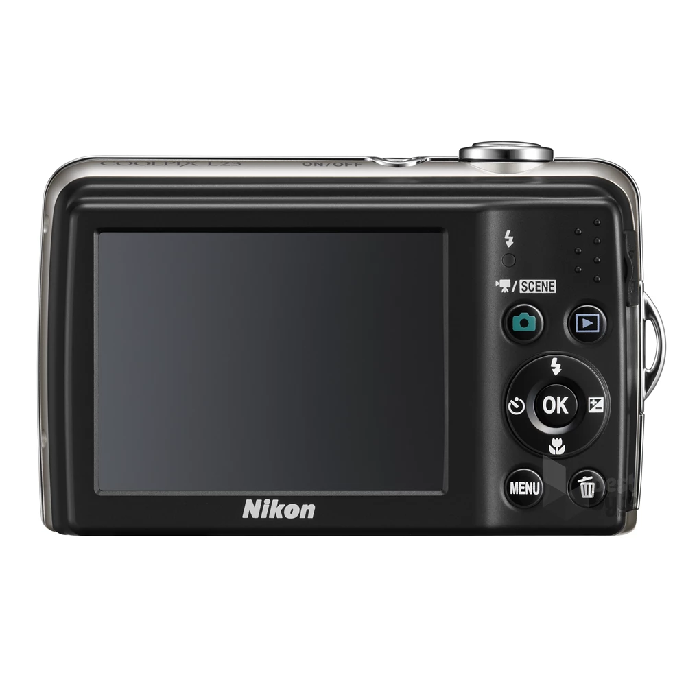 NIKON Coolpix L23 ezüst 10MP digitális fényképezőgép