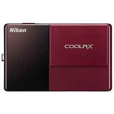 NIKON Coolpix S70 bordó 12MP digitális fényképezőgép