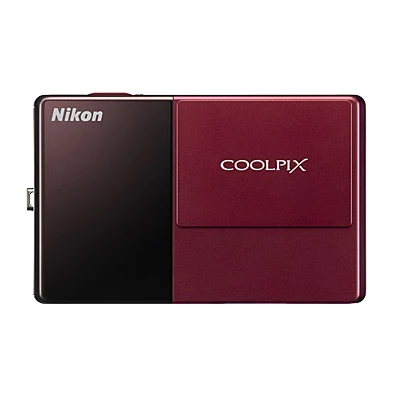 NIKON Coolpix S70 bordó 12MP digitális fényképezőgép