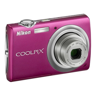 NIKON Coolpix S220 digitális fényképezőgép Magenta 10MP