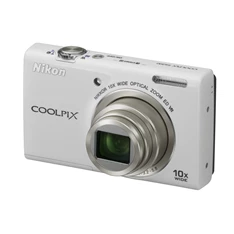 Nikon Coolpix S6200 fehér 16MP digitális fényképezőgép