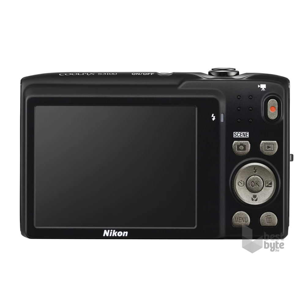 NIKON Coolpix S3100 fekete 14MP digitális fényképezőgép