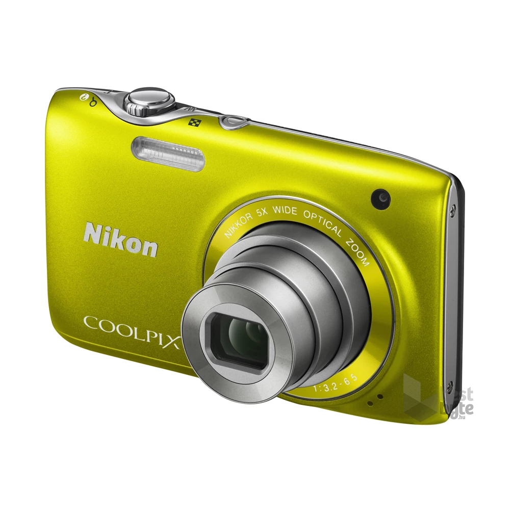 NIKON Coolpix S3100 sárga 14MP digitális fényképezőgép