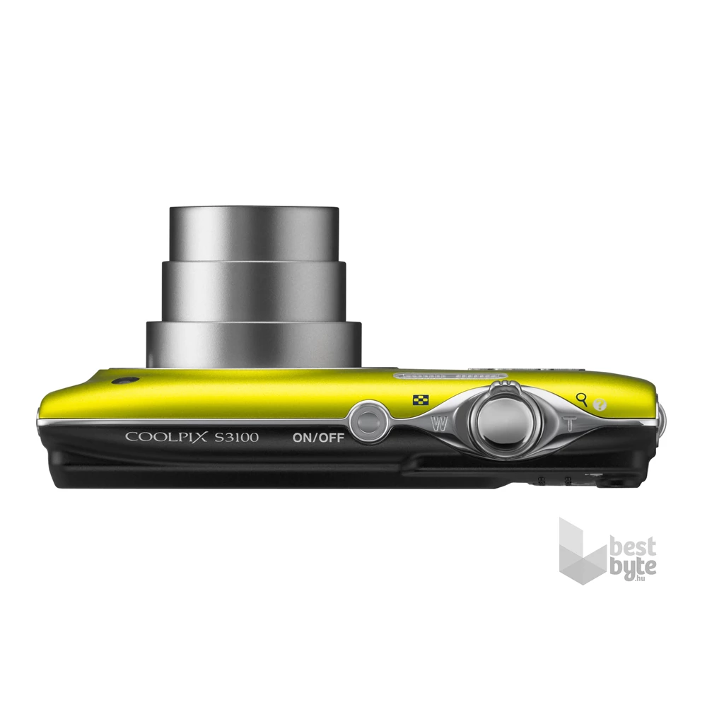 NIKON Coolpix S3100 sárga 14MP digitális fényképezőgép