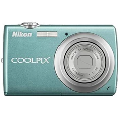 NIKON Coolpix S220 zöld 10MP digitális fényképezőgép