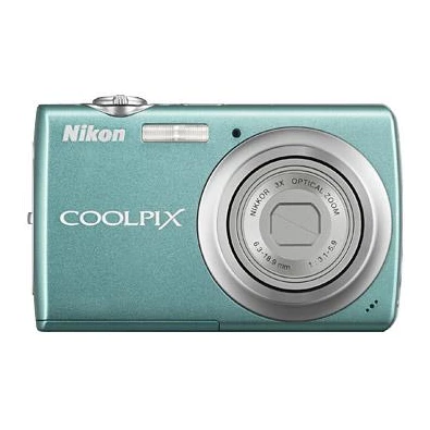 NIKON Coolpix S220 zöld 10MP digitális fényképezőgép