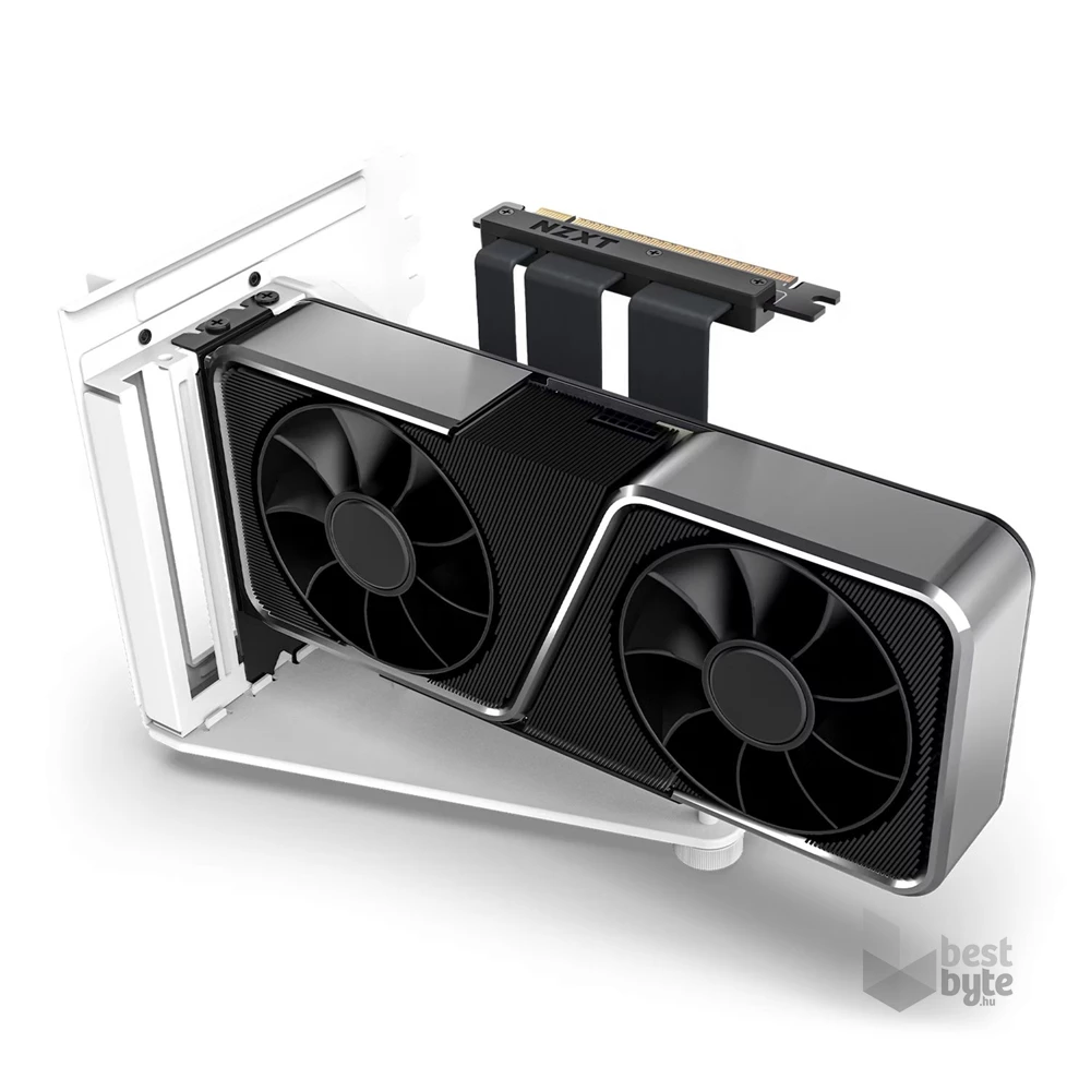 NZXT 175 mm Vertical GPU fehér beépítő konzol