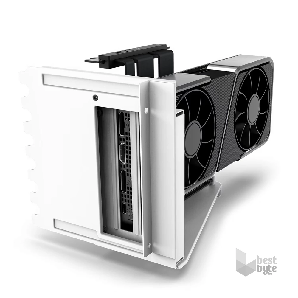 NZXT 175 mm Vertical GPU fehér beépítő konzol