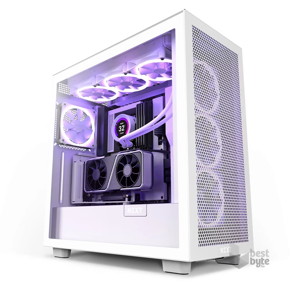 NZXT 175 mm Vertical GPU fehér beépítő konzol