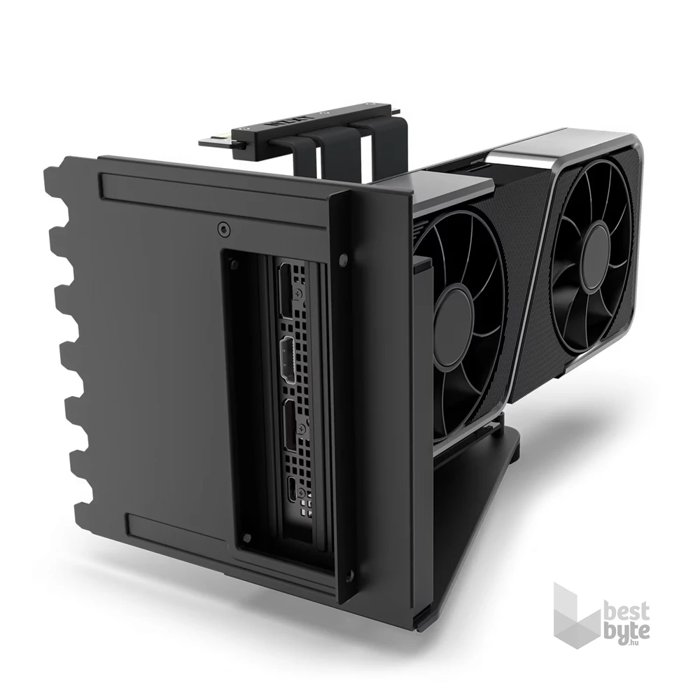 NZXT 175 mm Vertical GPU fekete beépítő konzol