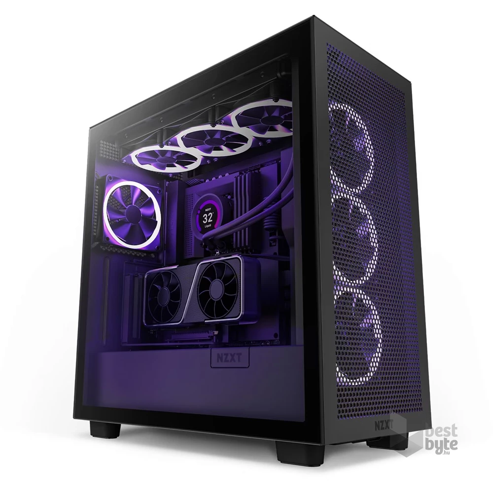 NZXT 175 mm Vertical GPU fekete beépítő konzol