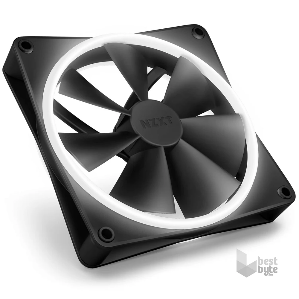 NZXT 2xF140 RGB DUO fekete ventilátor & RGB vezérlő