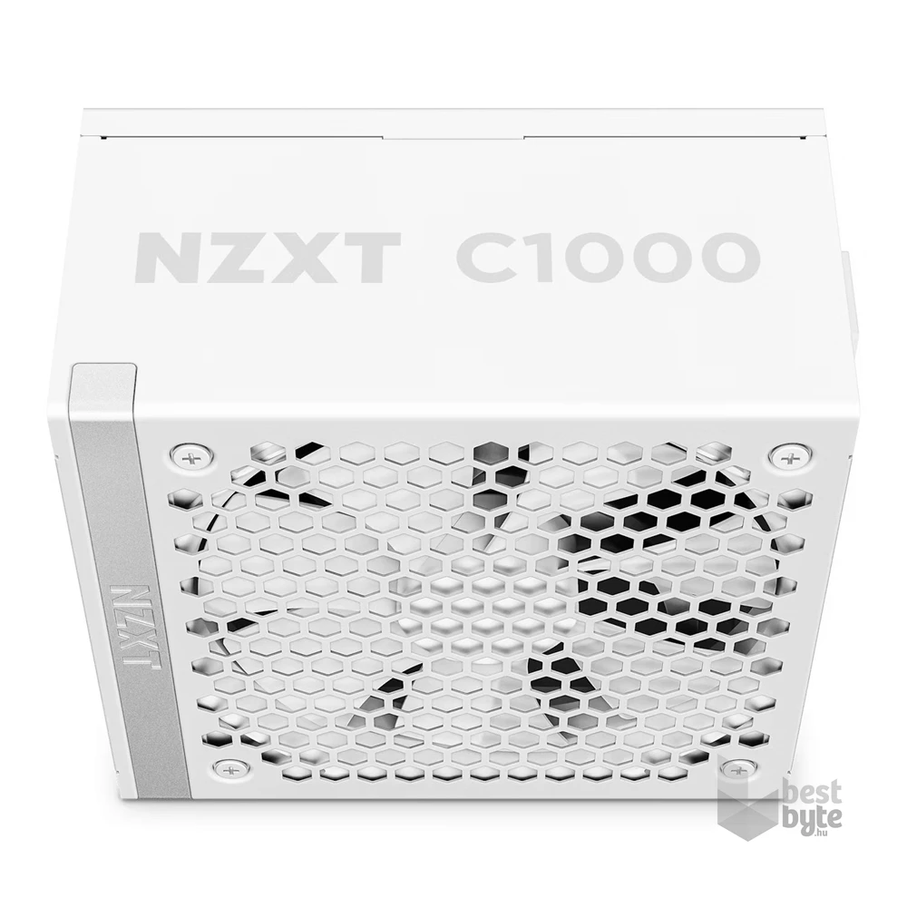 NZXT ATX 3.X 1000W 80+ Gold ventillátorral moduláris fehér tápegység