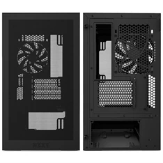 NZXT H3 Flow fekete (táp nélküli) ablakos mATX ház