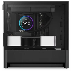 NZXT H3 Flow fekete (táp nélküli) ablakos mATX ház