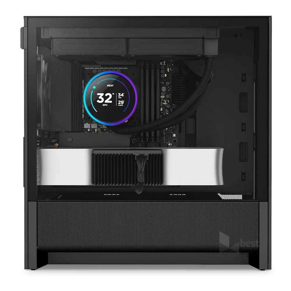 NZXT H3 Flow fekete (táp nélküli) ablakos mATX ház
