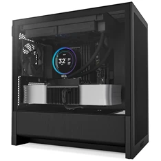 NZXT H3 Flow fekete (táp nélküli) ablakos mATX ház