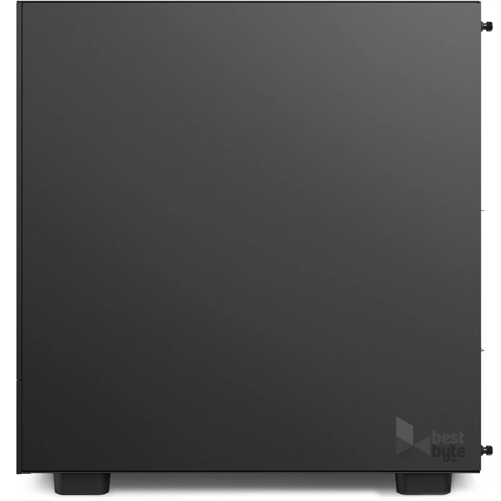 NZXT H5 Flow 2023 RGB All Black Edition Fekete (Táp nélküli) ablakos ATX ház