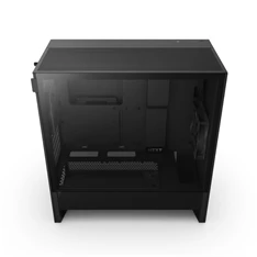 NZXT H5 Flow (2024) fekete (táp nélküli) ablakos mATX ház