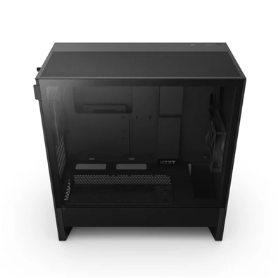 NZXT H5 Flow (2024) fekete (táp nélküli) ablakos mATX ház