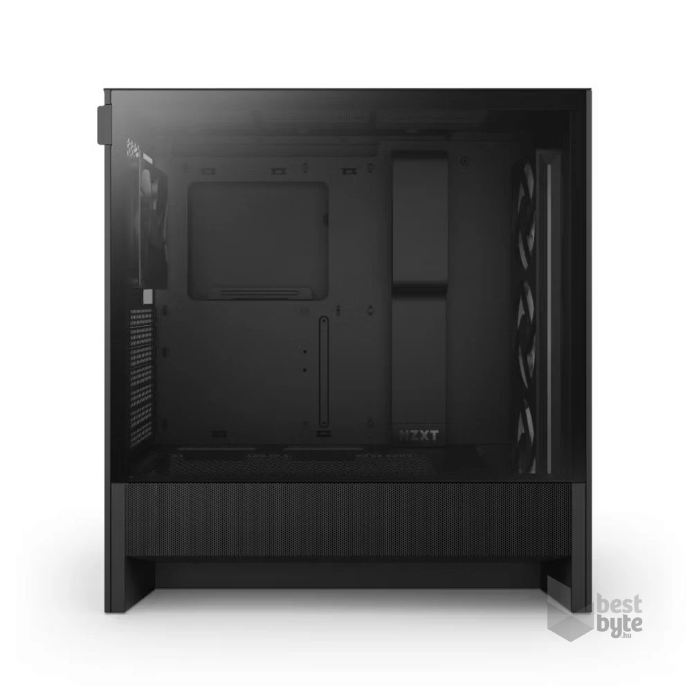 NZXT H5 Flow RGB (2024) fekete RGB (táp nélküli) ablakos mATX ház