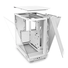 NZXT H6 Flow (2023) fehér (táp nélküli) ablakos ATX ház
