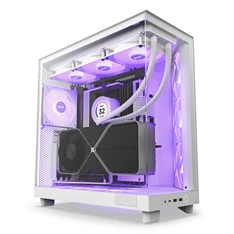NZXT H6 Flow RGB (2023) fehér (táp nélküli) ablakos ATX ház (Újracsomagolt) NZXT H6 Flow RGB (2023) fehér (táp nélküli) ablakos ATX ház (Újracsomagolt)