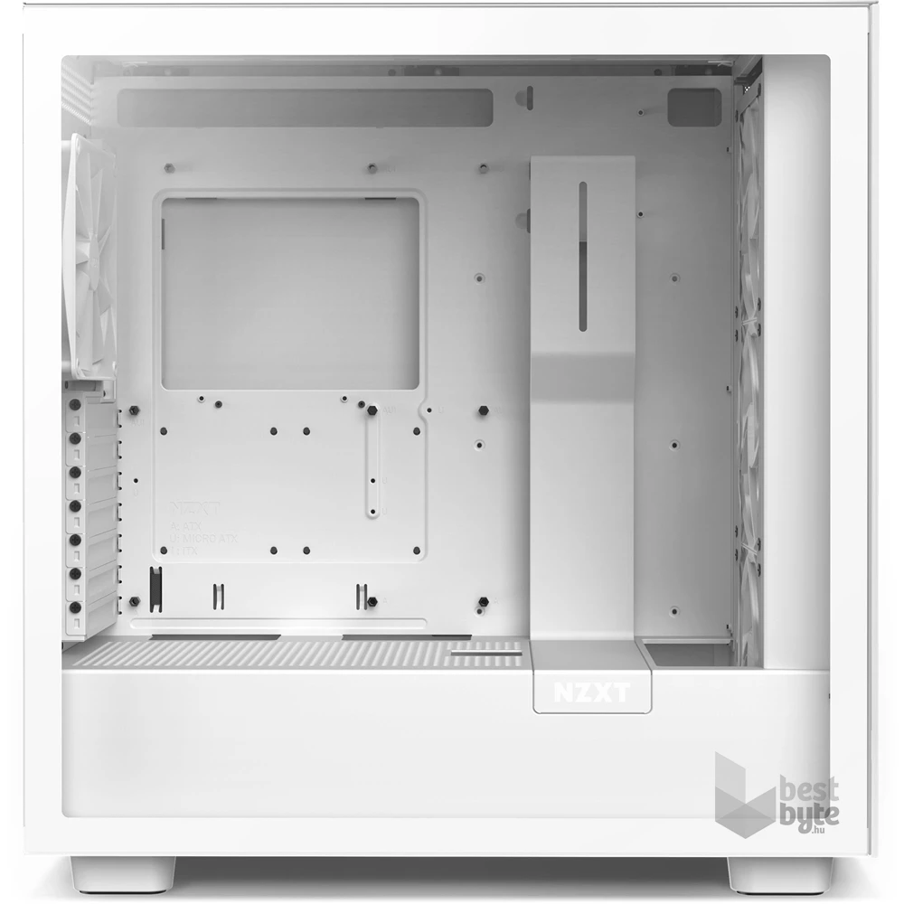 NZXT H7 Elite 2023 Fehér (Táp nélküli) ablakos ATX ház