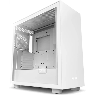 NZXT H7 Fehér (Táp nélküli) ablakos ATX ház