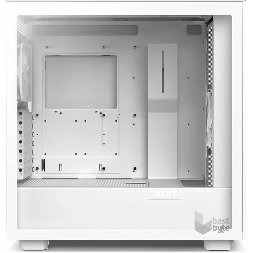 NZXT H7 Fehér (Táp nélküli) ablakos ATX ház