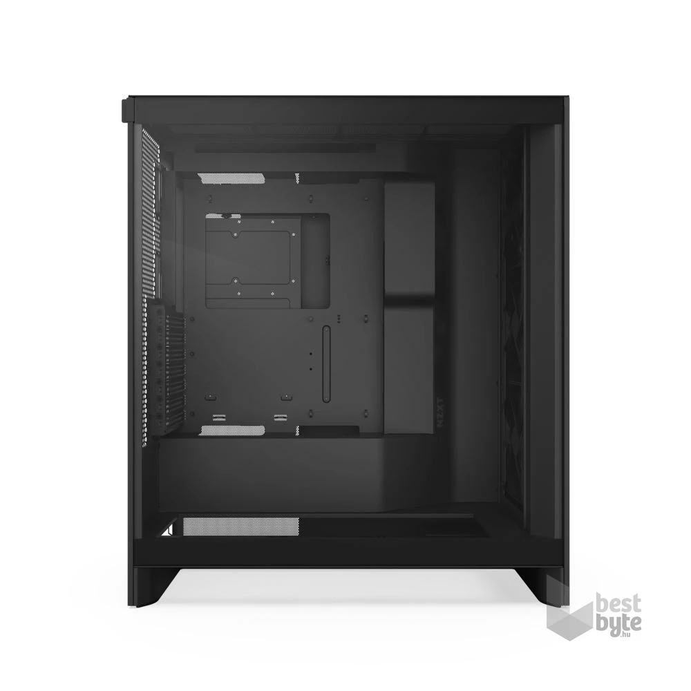 NZXT H7 Flow 2024 Fekete (Táp nélküli) ablakos ATX ház