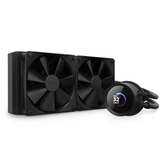 NZXT Kraken 240 240mm 2x120mm AIO LCD fekete vízhűtéses processzor hűtő