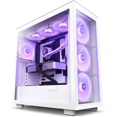 NZXT Kraken 360mm  AIO RGB LCD Liquid Cooler fehér hűtő