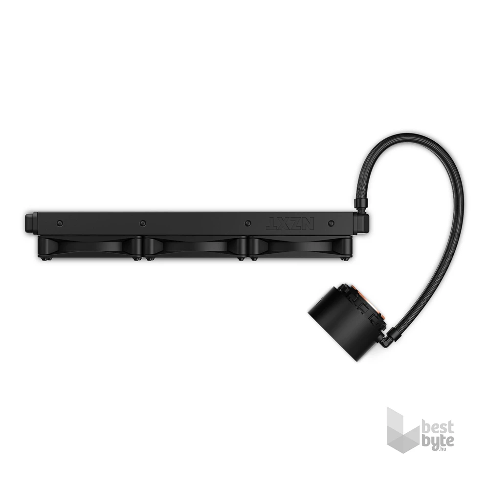 NZXT Kraken Elite 360 360mm 3x120mm AIO fekete vízhűtéses processzor hűtő