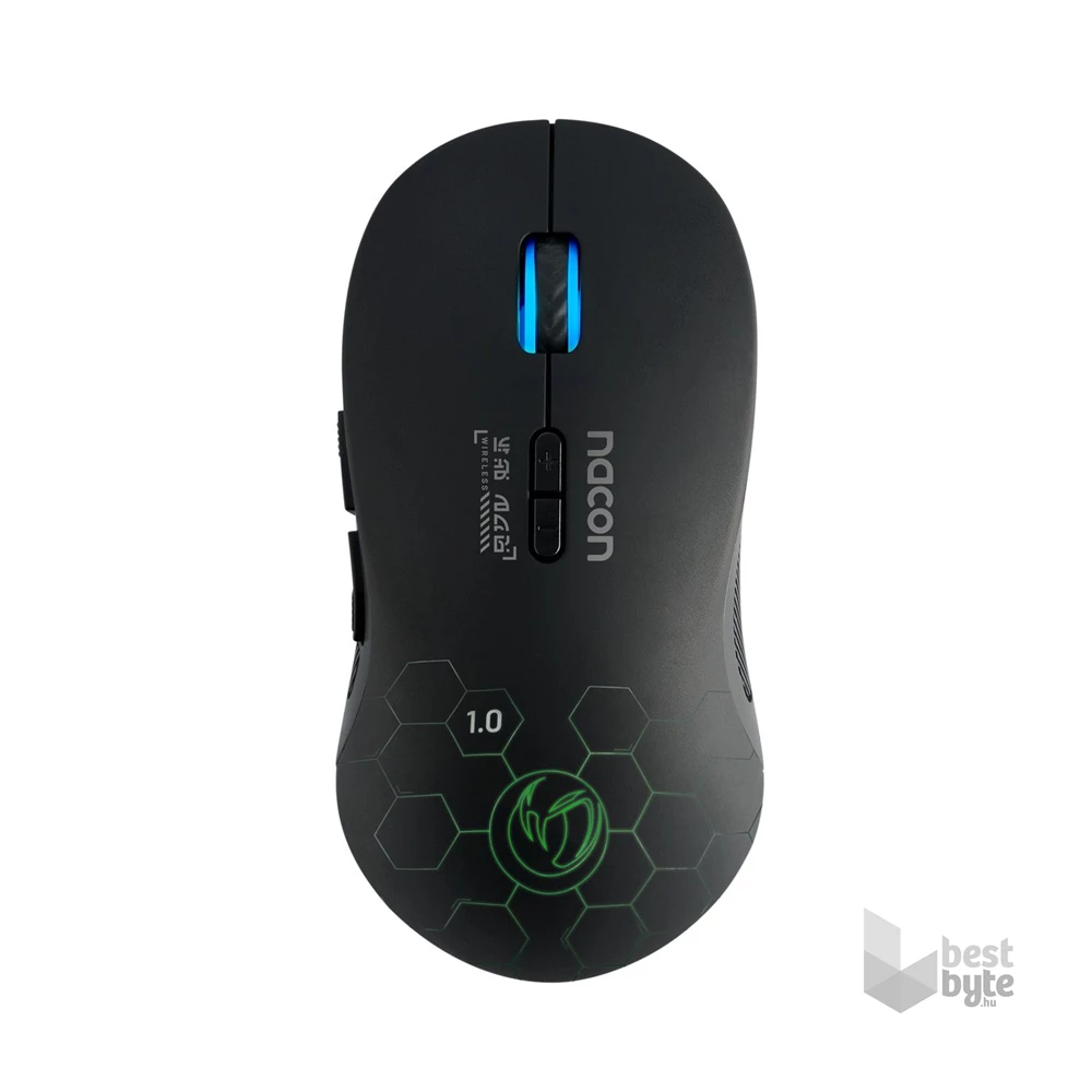Nacon 2809109 GM-180 vezeték nélküli fekete gamer egér