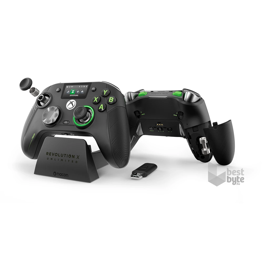 Nacon 2809576 Revolution X Unlimited Xbox One/Xbox Series vezeték nélküli fekete kontroller
