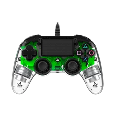 Nacon 2804956 Compact PS4 vezetékes átlátszó-halványzöld kontroller