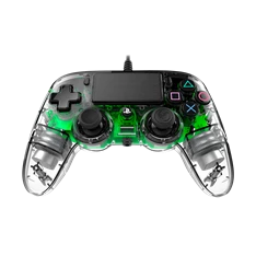 Nacon 2804956 Compact PS4 vezetékes átlátszó-halványzöld kontroller