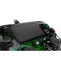 Nacon 2804956 Compact PS4 vezetékes átlátszó-halványzöld kontroller