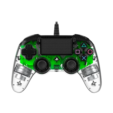 Nacon 2804956 Compact PS4 vezetékes átlátszó-halványzöld kontroller