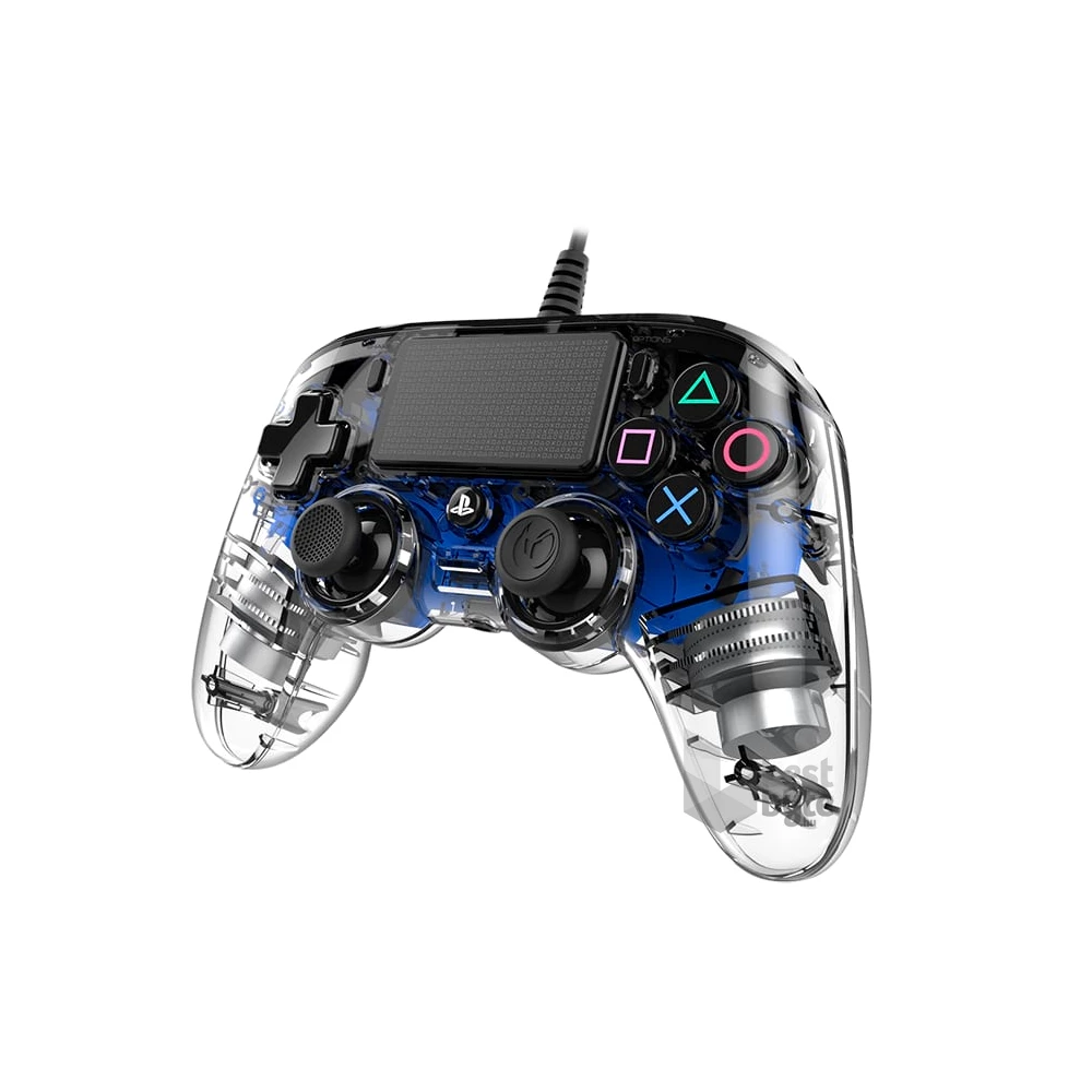 Nacon 2804957 Compact PS4 vezetékes átlátszó-halványkék kontroller