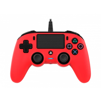 Nacon Compact PS4 piros vezetékes kontroller
