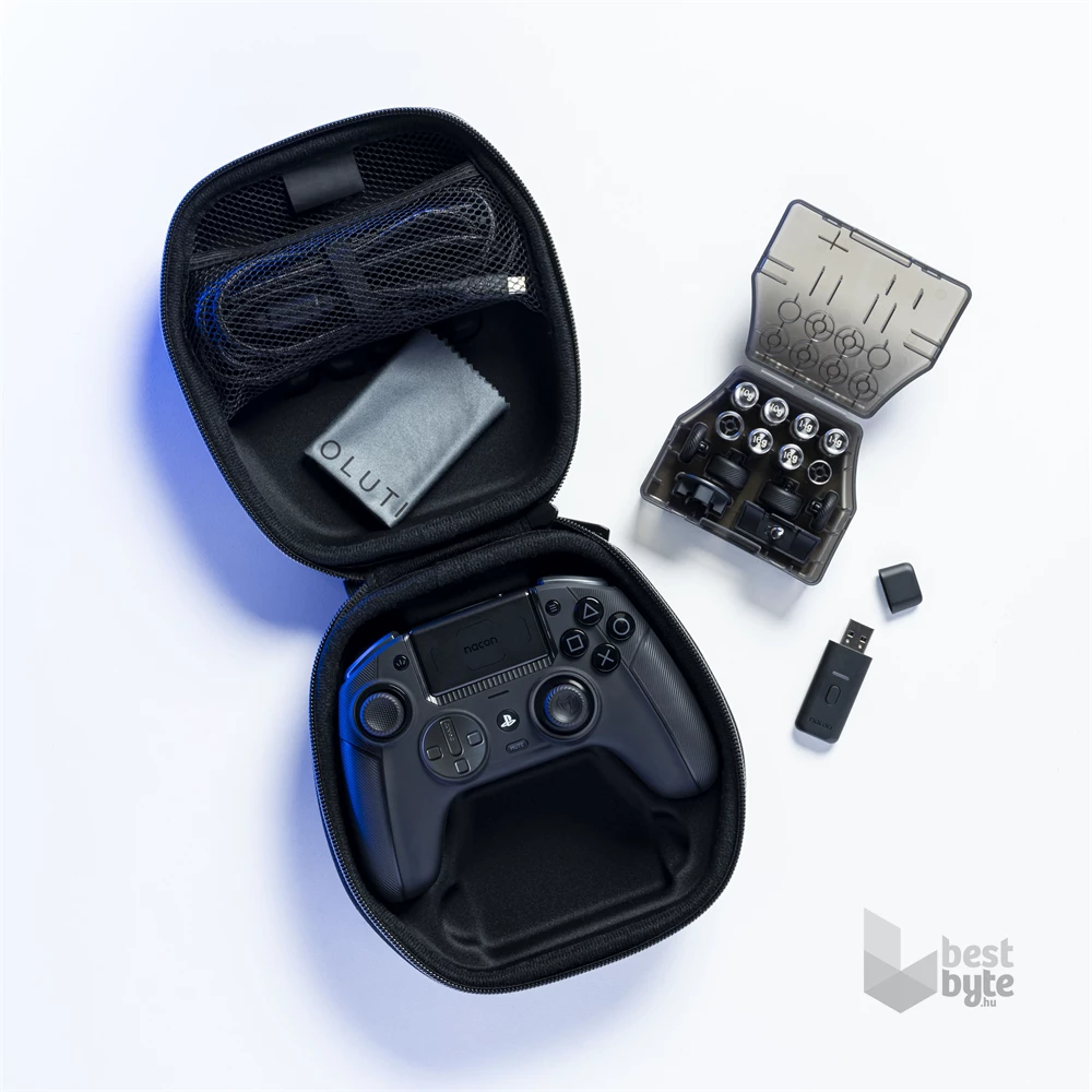 Nacon 2808848 Revolution 5 Pro PC/PS4/PS5 vezetékes és vezeték nélküli fekete kontroller