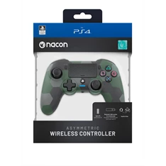 Nacon aszimmetrikus PS4 vezeték nélküli zöld terepmintás kontroller