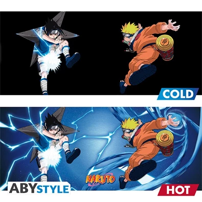 Naruto "Naruto & Sasuke" 460ml hőre változó bögre
