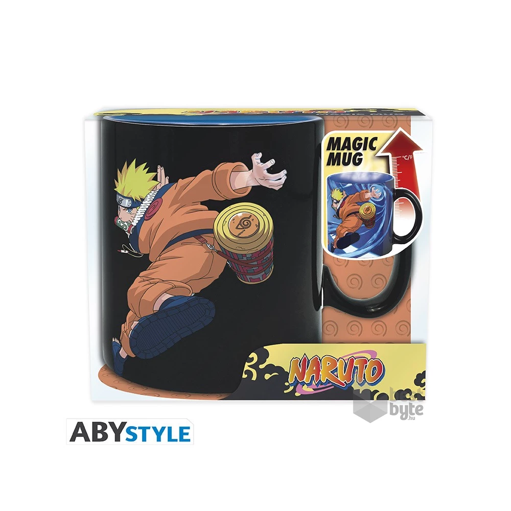 Naruto "Naruto & Sasuke" 460ml hőre változó bögre