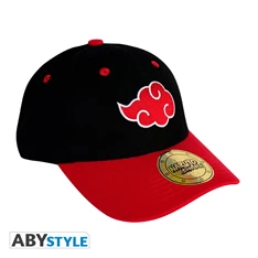 Naruto Shippuden "Akatsuki" fekete/piros snapback sapka