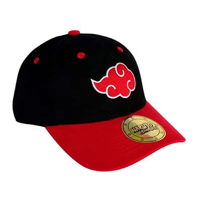 Naruto Shippuden "Akatsuki" fekete/piros snapback sapka