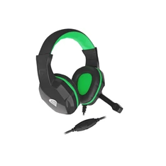 Natec NSG-1435 Genesis Argon 100 Gaming headset fekete/zöld